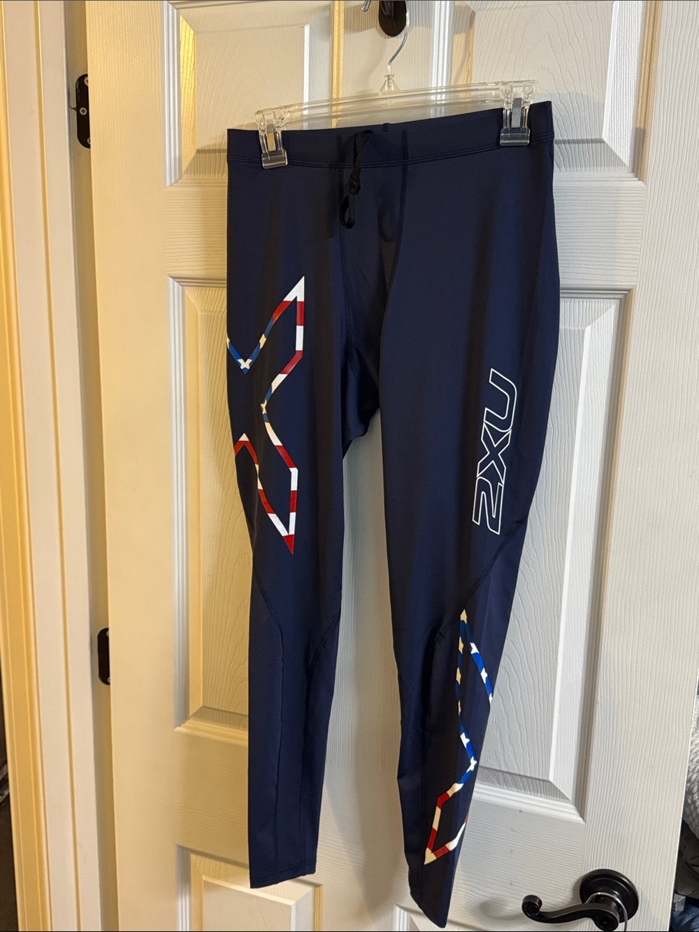 2XU Women's Core Navy USA Stars Stripes Compression Tights
